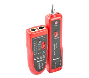 Lanberg Tester kabelů s lokalizátorem / Tester kabelů / RJ-45 / RJ-11 / RJ-12 / Koax / LED indikace