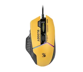 A4tech Bloody W95Max žlutá / Herní myš / 12000 DPI / RGB / USB