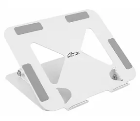 Media-Tech Laptop Stand MT2661W bílá / Stojan pro notebook / nastavitelný / skládací / do 17"
