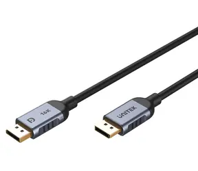 Unitek Kabel DisplayPort 1.4 černá / Kabel DisplayPort / 8K/60Hz / 4K/240Hz / 5 m / 32,4 Gbit/s
