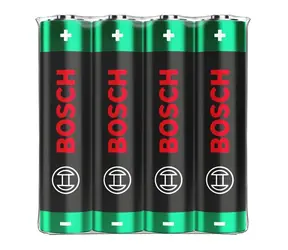 Bosch Super Alkaline AAA 4 ks / Baterie / alkalická / LR03 / 1,5 V