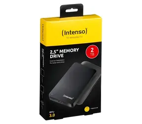Intenso Memory Drive 2TB černá / Externí disk / 2.5" / USB 3.0 / R:85 MB/s / W:75 MB/s
