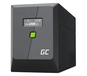 Green Cell UPSLM900 / Záložní zdroj UPS / 1500VA/900W / Line-Interactive / 2x 12V/9Ah / 4x Schuko