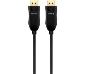 PremiumCord Optický kabel DisplayPort 1.3/1.4 M/M 30 m / Kabel / zlacené konektory