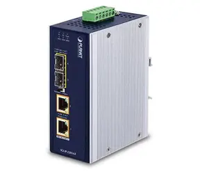 PLANET IGUP-2205AT / Mediakonvertor / PoE++ / SFP / IP30