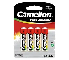Camelion Plus AA (LR06), 4 ks / Alkalická baterie / 1,5 V / 2700 mAh