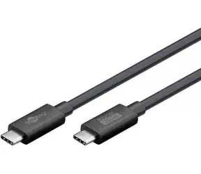 Goobay USB4 2.0 černý / Kabel USB-C - USB-C / 80 Gb/s / 240 W / 1,2 m