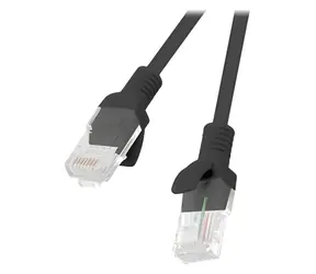 Lanberg CAT6 2m černá / Patch kabel / UTP / RJ45-RJ45 / 250 MHz / Fluke Passed