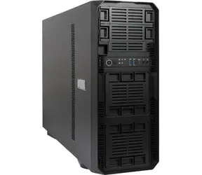 Inter-Tech IPC Server SR-680 černá / Počítačová skříň / Tower / ATX, E-ATX / 8x 3,5" / 5x ventilátor