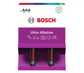 Bosch LR03UA2B/00 / Baterie AAA / Alkalické / 1,5V / 2 ks