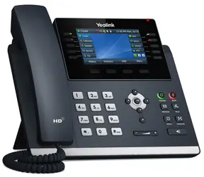 Yealink SIP-T46U šedá / VoIP telefon / 4.3" LCD / PoE / 2x USB / Wi-Fi