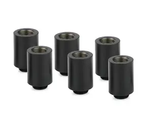 Thermal Grizzly DeltaMate MF28 černá / Prodlužovací kabel / vodní chlazení / G1/4" / sada 6 ks