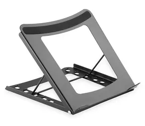 Digitus skládací stojan na notebook černý / Stojan pro notebook / kov / nastavitelný / do 15" / nosnost 5 kg