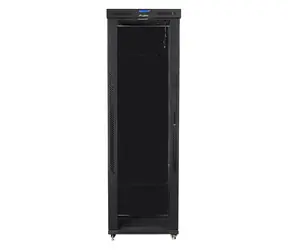 Lanberg Rozvaděč 47U černá / Stojanový rozvaděč / 19" / 800x1200 mm / LCD panel / nosnost 1200 kg