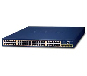 Planet GS-4210-48P4S / Switch / L2 / 48x Gigabit RJ-45 / 4x SFP / PoE 802.3at 600W / QoS