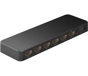 Goobay HDMI Matrix Switch 4x2 černá / Video přepínač / 4 vstupy / 2 výstupy / 4K 60Hz / HDCP 2.2 / eARC