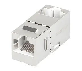 Lanberg Keystone RJ45-RJ45 CAT6 FTP 90° / Konektor / Stíněný / Úhlový