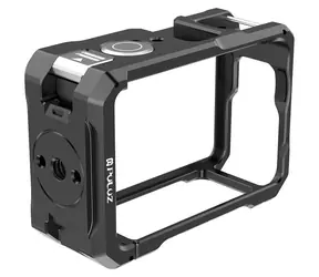 Puluz PU1074B / Kovové pouzdro / pro DJI Osmo Action 6 / Hliníková slitina / Cold shoe, 1/4" závit