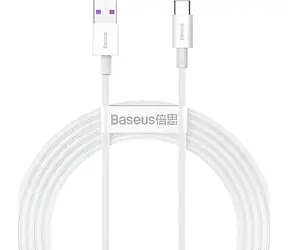 Baseus Kabel USB-A (M) - USB-C (M) 2 m bílá / Kabel / 66W