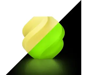 Bambu Lab PLA Glow 1,75 mm Glow Yellow / Tisková struna / 1 kg / s vratnou cívkou