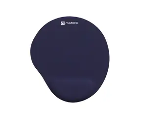Natec Marmot tmavě modrá / Podložka pod myš / ergonomická / gelová / opěrka zápěstí