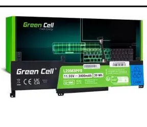 Green Cell L20M3PF0 / Baterie pro notebook / Lenovo IdeaPad 3 14/15/17ITL6, S14, V14, G2/G3 / 3400 mAh / 11,55V