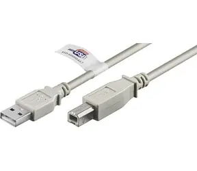 Goobay 50833 šedá / Kabel USB 2.0 A-B k tiskárně / 5 m