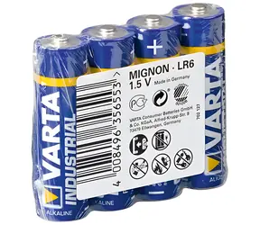 Varta Industrial Baterie LR14 (Baby C) / 1.5V / alkalická / 4 ks
