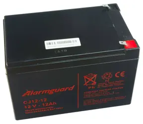 ALARMGUARD CJ12-12 Olověný akumulátor / bezúdržbový / 12V / 12Ah / životnost 5 let