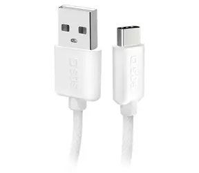 SBS USB-C - USB-A šedá / Kabel / 10 W / opletený / 1,5 m