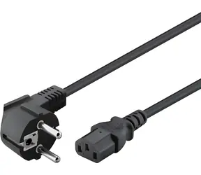 Goobay Napájecí kabel IEC C13 černá / Napájecí kabel / 5 m / 3-vodič / 1 mm2