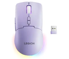 Lenovo Legion M220 fialová / Bezdrátová herní myš / Optická / 5000 DPI / USB + Bluetooth / RGB