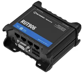 Teltonika RUT906 / Router industriální / 4G (LTE) / Dual SIM / Wi-Fi / RS232 & RS485 / DIN lišta
