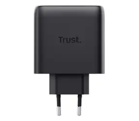 Trust Maxo 65W 2-Port černá / Nabíječka / 65W / 2x USB-C / GaN