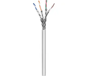 MicroConnect S/FTP CAT6a kabel 100m šedá / Síťový kabel / LSZH / stíněný