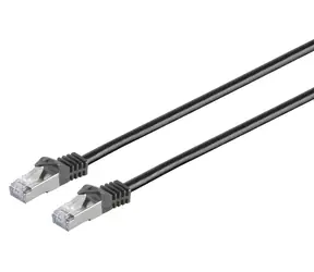 MicroConnect CAT7 S/FTP černá / Síťový kabel / 15 m / RJ-45