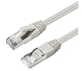 MicroConnect CAT6A S/FTP 3m šedá / Síťový kabel / LSZH / PoE