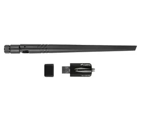 Lanberg NC-1200-WIE černá / Wi-Fi adaptér / AC1200 / Dual-Band / USB 3.0 / interní a externí anténa