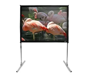 Elite Screens Q150V1 stříbrná / Projekční plátno / mobilní stativ / 150” / 4:3 / 228,6x304,8 cm