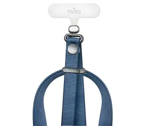 Puro Move Lace Crossbody Strap Crown Blue / Popruh na telefon / dvojité uchycení