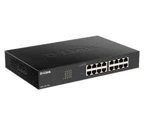 D-Link DGS-1100-16V2 / Switch / 16x Gigabit / Smart Managed / 19" / fanless