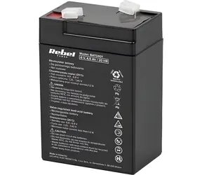 Rebel BAT0401 / Baterie pro UPS / 6V / 4,5Ah