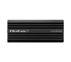 Qoltec NV2270 / Externí box pro SSD M.2 / SATA / NVMe / USB-C / 2TB