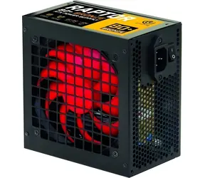 Rebeltec RAPTOR 600W / Zdroj / 80 PLUS Bronze / Aktivní PFC / 120mm ventilátor