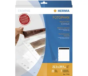 HERMA Obal na negativ / PP čirý / 25 listů / 6 pásků