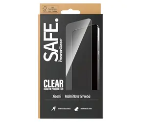 PanzerGlass SAFE UWF černá / Tvrzené sklo / pro Xiaomi Redmi Note 15 Pro 5G / Plně nalepovací