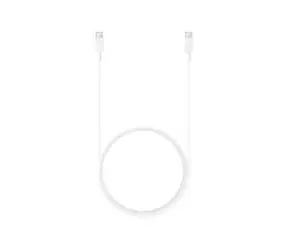 Samsung EP-DX310JWE bílá / Datový kabel / USB-C - USB-C / 1.8 m / 3A