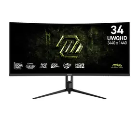 34" MSI MAG 342CQRFDE E20 černá / Herní monitor / UWQHD / VA / 200Hz / 0,5ms / 21:9 / HDMI+DP