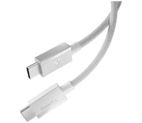 Spigen EB6015CC Essential USB-C na USB-C 60W kabel 1.5m bílá / USB 2.0