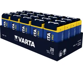 Varta Industrial Pro 9V / Baterie / alkalická / 6LR61 / 20 ks